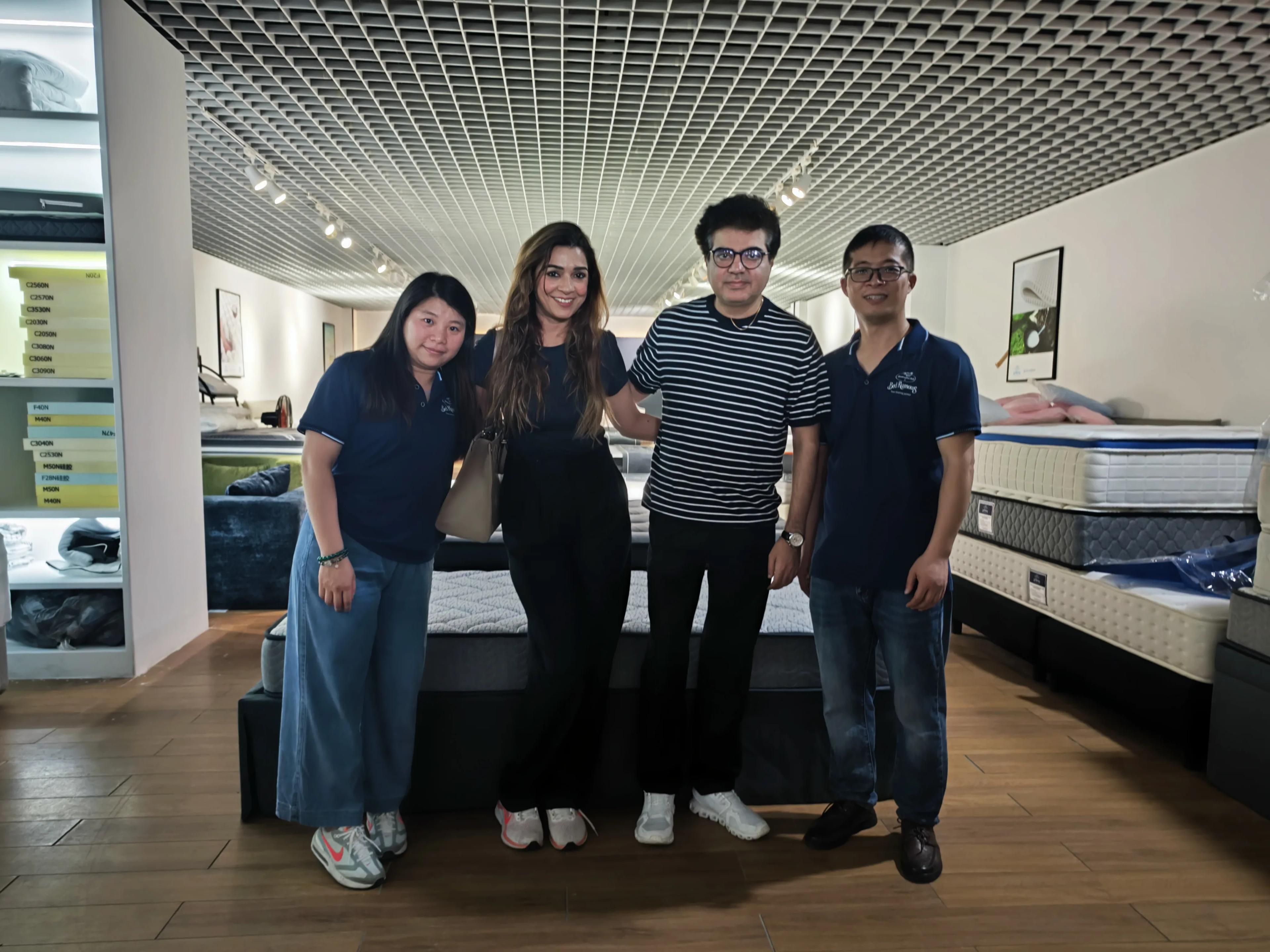 Bed Rumours partner and wholesaler visit 1